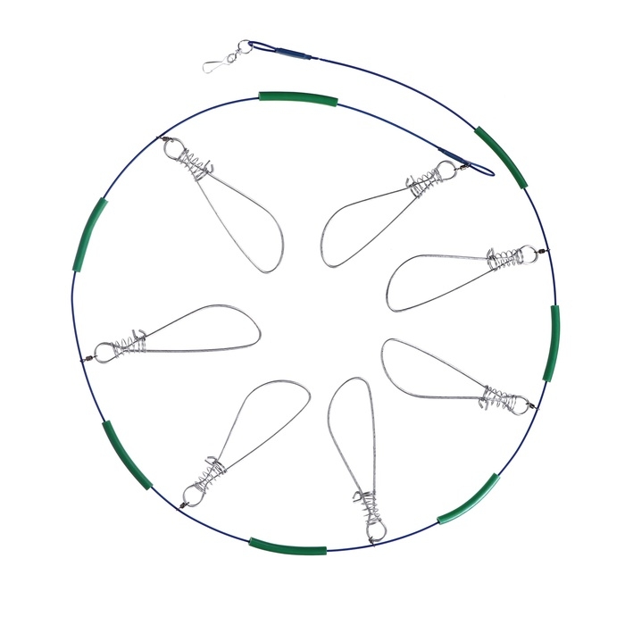 Кукан металлический, 7 карабинов Кукан металлический, 7 карабинов