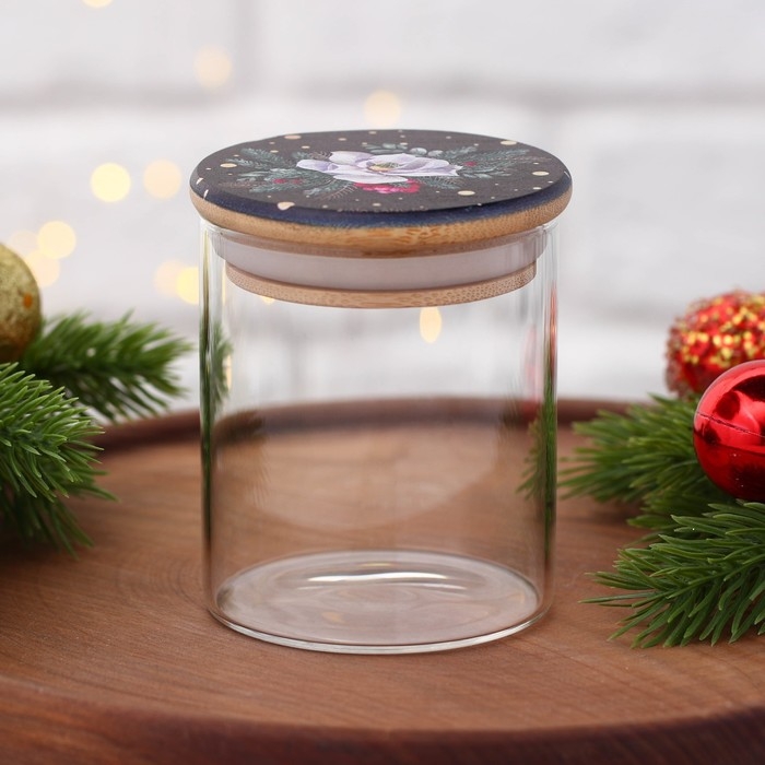 Новый год. Банка для хранения &laquo;Зимние истории&raquo;, 250 мл