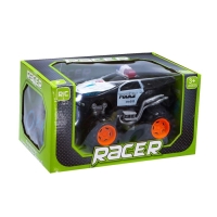 Машина радиоуправляемая &laquo;Дорожный патруль&raquo;, работает от батареек, цвет чёрный