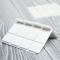 Накладка мебельная ТУНДРА, 19 х 19 мм, квадратная, белая, 32 шт. Накладка мебельная ТУНДРА, 19 х 19 мм, квадратная, белая, 32 шт.