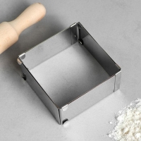 Форма для выпечки с регулировкой размера &laquo;Квадратная&raquo;, h-5 см, 10х10 - 18х18 см