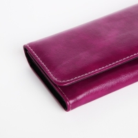 Кошелёк женский на кнопке, цвет фиолетовый Кошелёк женский на кнопке, цвет фиолетовый