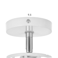 Спот "Овал" Е27 40Вт белый 14х23 см Спот "Овал" Е27 40Вт белый 14х23 см