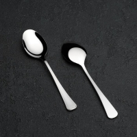 Ложка чайная &laquo;Мондиал&raquo;, длина 13,9 см, толщина 2.5 мм, цвет серебряный