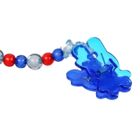 Соска - пустышка силиконовая ортодонтическая, от 12 мес., с колпачком + держатель «Зайка», цвет синий Соска - пустышка силиконовая ортодонтическая, от 12 мес., с колпачком + держатель «Зайка», цвет синий