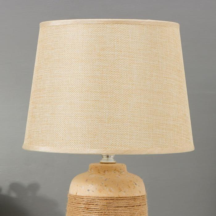 Лампа настольная 16351/1 E14 40Вт бежевый 22х22х37 см RISALUX