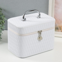 Шкатулка кожзам с зеркалом "Сердца. Белый" набор 3 шт 21х13,5х13;18,5х10,5х10;16,5х15х23 см Шкатулка кожзам с зеркалом "Сердца. Белый" набор 3 шт 21х13,5х13;18,5х10,5х10;16,5х15х23 см