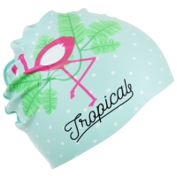 Шапочка для плавания детская ONLITOP, силиконовая, обхват 46-52 см