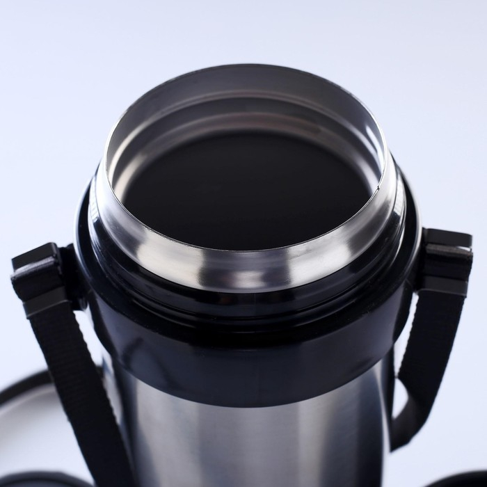 Термос "Амет. Дорожный" 1с658, с широким горлом, 1.5 л, 49 &deg;С, 24 ч, на ремне