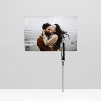 Ценникодержатель с зажимом &laquo;Универсальный&raquo; 8 см, набор 10 шт., цвет хром