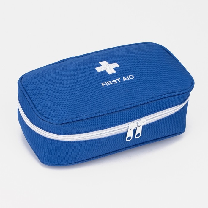 Косметичка - аптечка на молнии, цвет синий Косметичка - аптечка на молнии, цвет синий