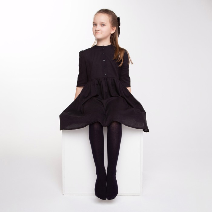 Колготки детские, цвет синий (blu), рост 128-134 см