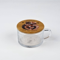 Кружка с крышкой стеклянная Дорого внимание &laquo;Ты рядом&raquo;, 450 мл