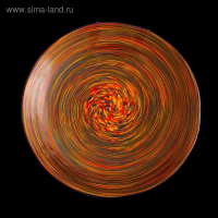 Блюдо интерьерное "Milan Glass", оранжевая, 48 &times; 48 см