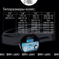 Цепи противоскольжения R13 - 16, набор 2 шт Цепи противоскольжения R13 - 16, набор 2 шт