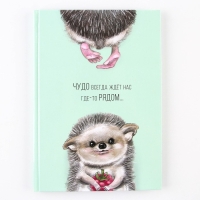 Ежедневник "Чудо рядом", твёрдая обложка, А5, 80 листов Ежедневник "Чудо рядом", твёрдая обложка, А5, 80 листов