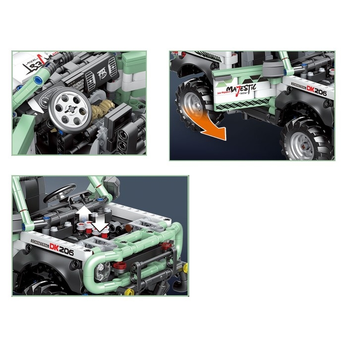 Конструктор Техно &laquo;Мустанг CR&raquo;, 1264 детали