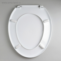 Сиденье для унитаза с крышкой Росспласт "Декор. Орхидея",44,5х37см, цвет белый Сиденье для унитаза с крышкой Росспласт "Декор. Орхидея",44,5х37см, цвет белый