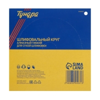 Алмазный гибкий шлифовальный круг ТУНДРА "Черепашка", для сухой шлифовки, 100 мм, № 50 Алмазный гибкий шлифовальный круг ТУНДРА "Черепашка", для сухой шлифовки, 100 мм, № 50