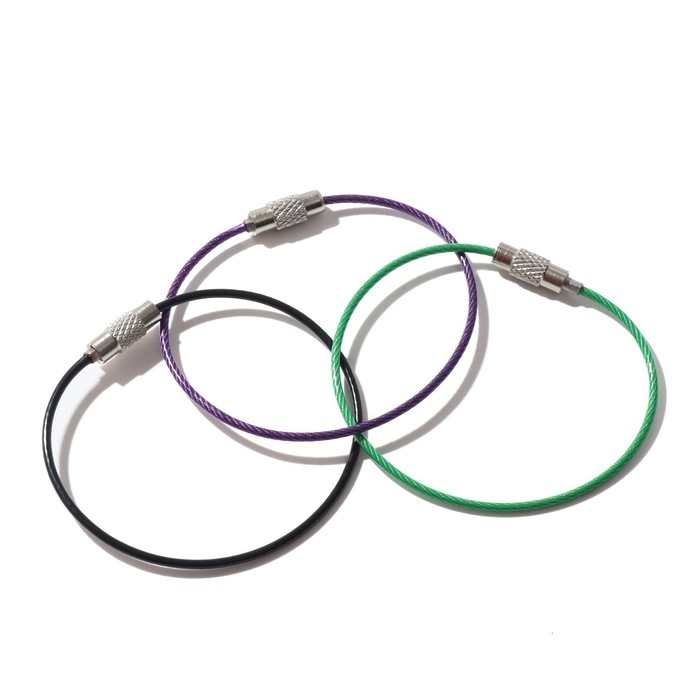 Держатель универсальный &laquo;Хомут&raquo; набор 10 шт., металл, цвет МИКС, 1,5&times;1,5&times;15 см