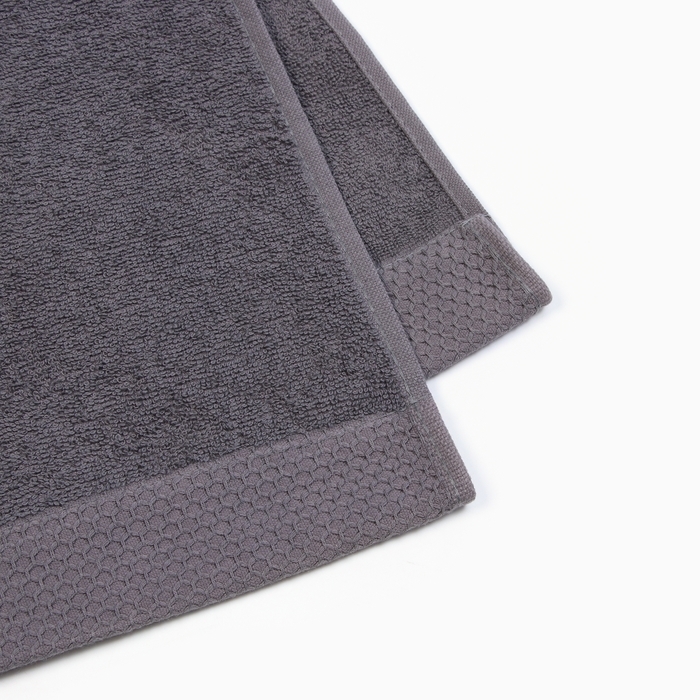 Набор махровых полотенец LoveLife Набор махровых полотенец LoveLife "Natural graphite" 3 шт: 70х130,50х80,30х50 см., 100% хл 1040190