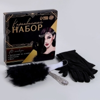 Новогодний карнавальный набор «Роскошь», (веер+перчатки+украшение на голову), на новый год Новогодний карнавальный набор «Роскошь», (веер+перчатки+украшение на голову), на новый год