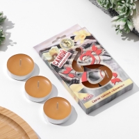 Свечи чайные ароматические, 6 штук, ваниль Свечи чайные ароматические, 6 штук, ваниль