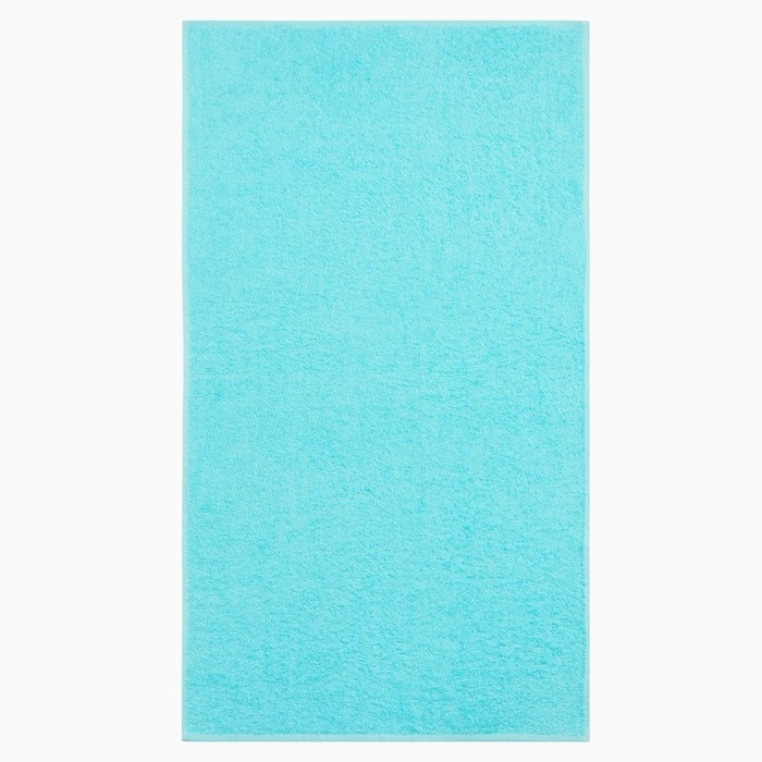 Полотенце махровое Экономь и Я 50*90см, цв. голубой, 100% хлопок, 320 гр/м2