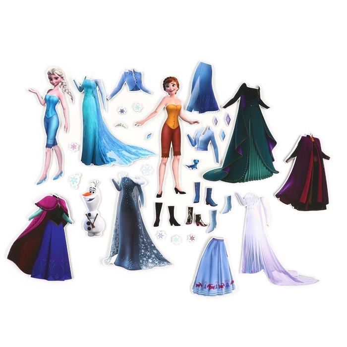 Магнитный набор &laquo;Холодное сердце: Эльза и Анна&raquo;, в коробке