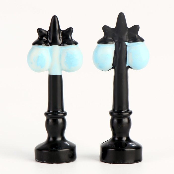 Миниатюра кукольная &laquo;Фонарь&raquo;, набор 2 шт., размер 1 шт. &mdash; 1 &times; 2 &times; 5,5 см