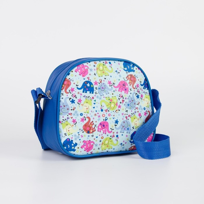 Сумка на молнии, цвет синий/голубой Сумка на молнии, цвет синий/голубой