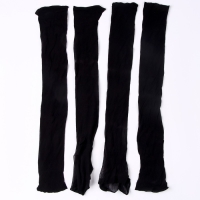 Капрон для кукол и цветов, набор 4 шт., размер 1 шт. &mdash; 45 &times; 6 см, цвет чёрный