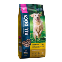Сухой корм All dogs для взрослых собак, курица, 2,2 кг Сухой корм All dogs для взрослых собак, курица, 2,2 кг