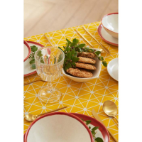 Скатерть Доляна "Паутина" 145х145&plusmn;3см,100%пэ, рогожка 130 гр/м