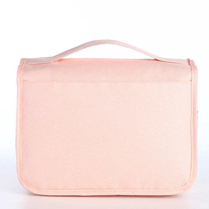 Косметичка на молнии, цвет розовый