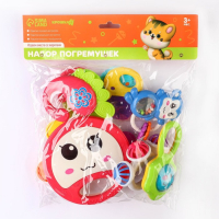 Набор погремушек «Радость малыша», с эластичными деталями, 6 шт, цвет МИКС, Крошка Я Набор погремушек «Радость малыша», с эластичными деталями, 6 шт, цвет МИКС, Крошка Я