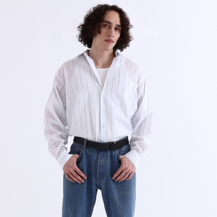 Ремень мужской, ширина 4 см, пряжка автомат, цвет чёрный Ремень мужской, ширина 4 см, пряжка автомат, цвет чёрный