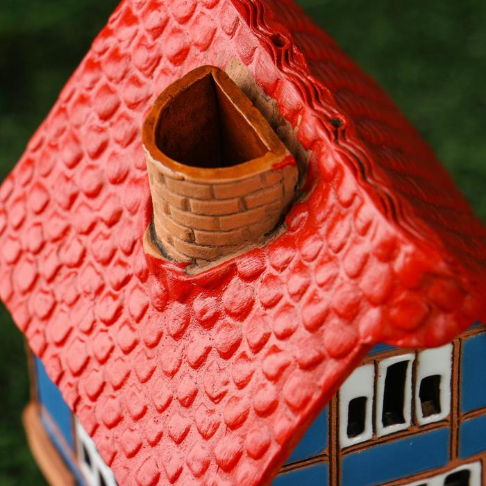 Аромалампа Домик &laquo;Кафе&raquo;, 20 см, ручная работа, микс