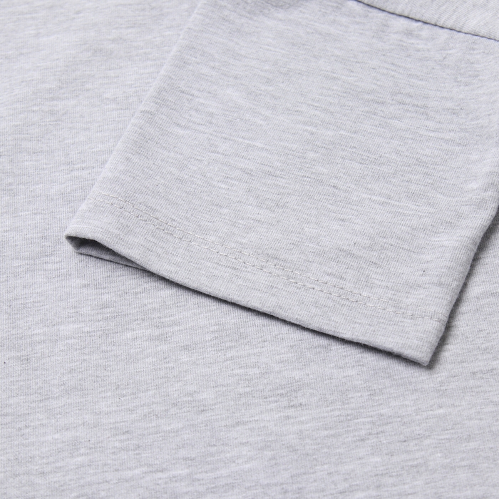 Футболка детская MINAKU: Basic Line KIDS, цвет серый меланж, рост 158 см