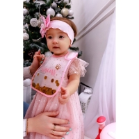 Нагрудник для кормления &laquo;Little&raquo; непромокаемый на липучке, внутри с конфетти, виды МИКС