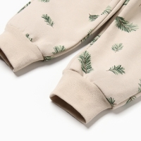 Костюм (худи и брюки) Крошка Я "Еловые веточки", рост 80-86 см