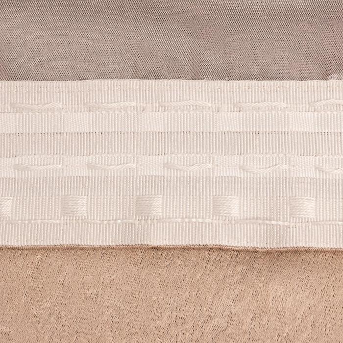 Штора портьерная Этель "Классика"цв.золотой, 130*300 см,100% п/э