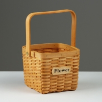 Корзина плетеная, 15 x 15 x 12/24 см, секвойя Корзина плетеная, 15 x 15 x 12/24 см, секвойя