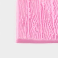 Молд Доляна «Кора дерева», силикон, 10,5×10,3×0,3 см, цвет розовый Молд Доляна «Кора дерева», силикон, 10,5×10,3×0,3 см, цвет розовый