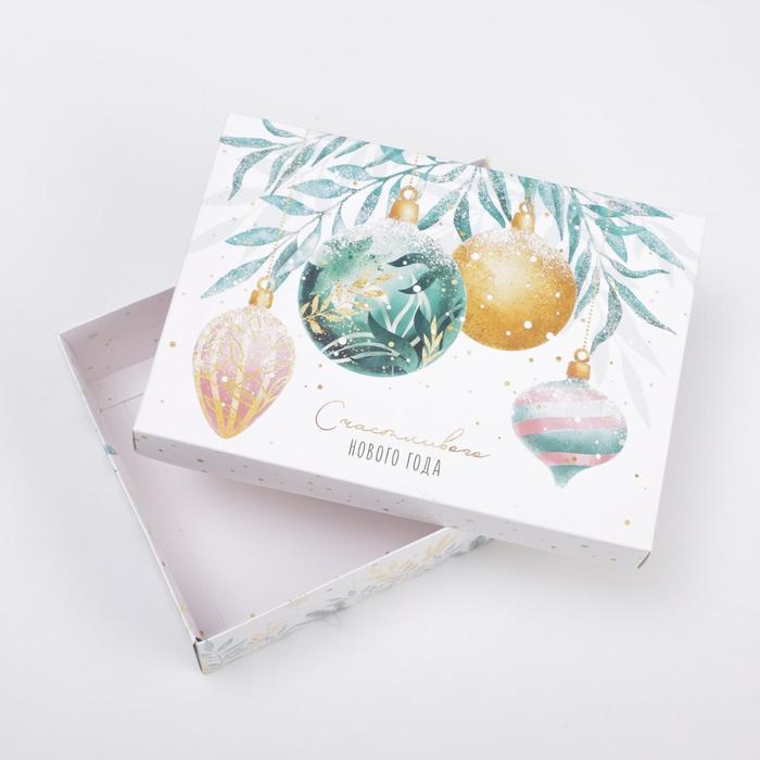 Коробка подарочная новогодняя складная &laquo;Новогоднее волшебство&raquo;, 21 х 15 х 7 см, Новый год