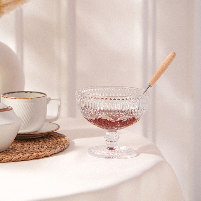 Креманка стеклянная SL Home &laquo;Ларго&raquo;, 300 мл, 12&times;10 см, цвет прозрачный