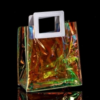 Пакет подарочный из ПВХ, иридисцентный, белый 20 x 18 x 10 см Пакет подарочный из ПВХ, иридисцентный, белый 20 x 18 x 10 см