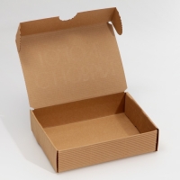 Коробка подарочная новогодняя складная рифлёная &laquo;Новый год&raquo;, 21 х 15 х 5 см, Новый год