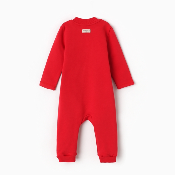 Комбинезон детский MINAKU цвет красный, рост 74-80 см