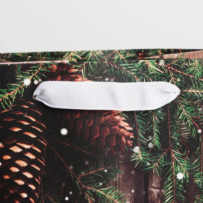 Пакет подарочный новогодний ламинированный под бутылку &laquo;Счастье в Новом году&raquo;, 13 x 36 x 10 см, Новый год